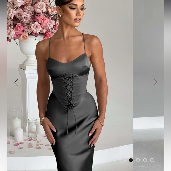 Gorgeous MAXI DRESS - CHARCOAL - Picture 3 of 5